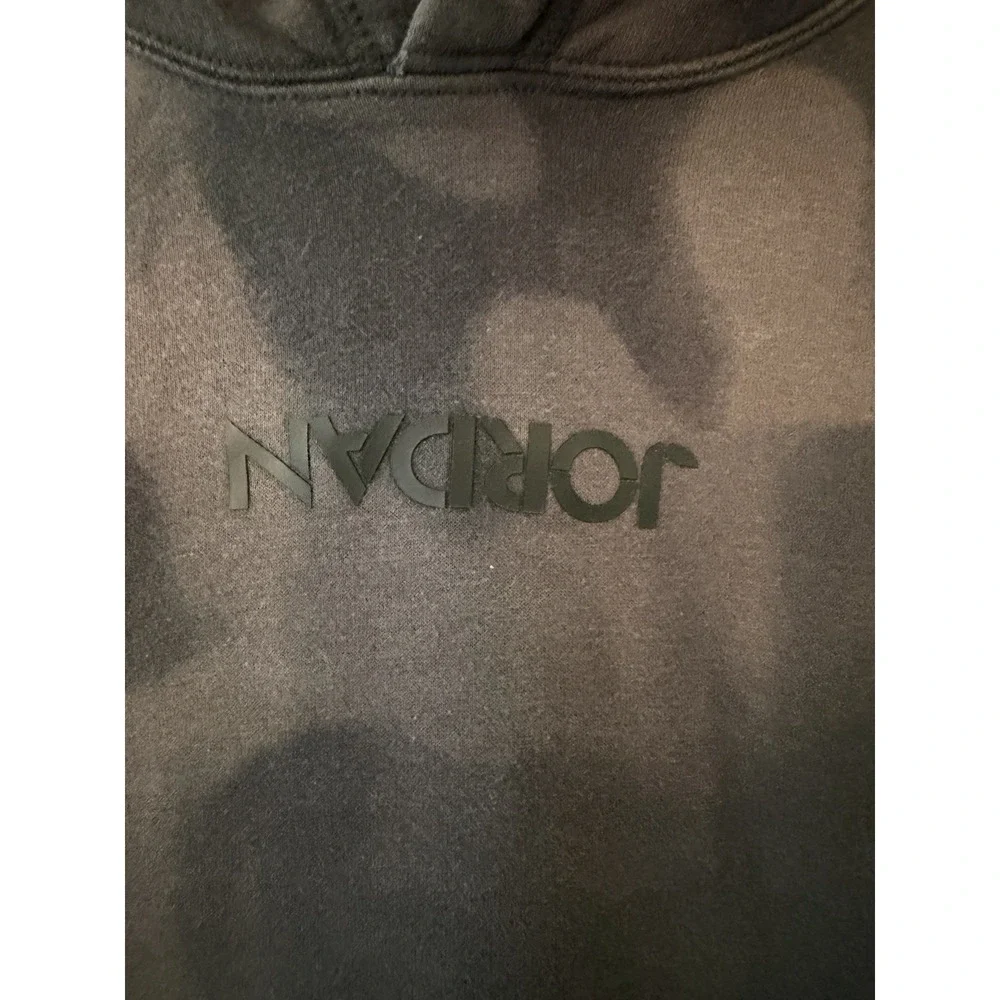 Jordan Nike Sportswear P51 Flight Pullover Hoodie Men's Size M‎ Black Gray